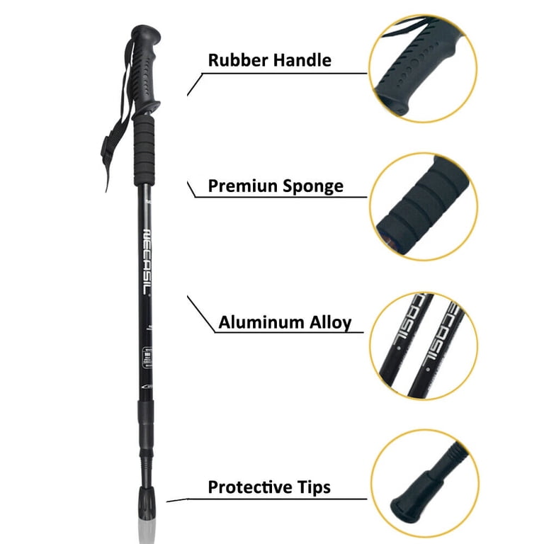 Homeya Trekking Poles, Lightweight Aluminum Hiking Sticks photo 7