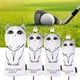 thumbnail image 4 of 3pcs / 4pcs Funda a para golf de material cuero PU a prueba de agua 3 5 UT Wood Fairways Driver Hybrid Head Cover Funda con etiqueta No. 1 3 5 UT, 4 of 9