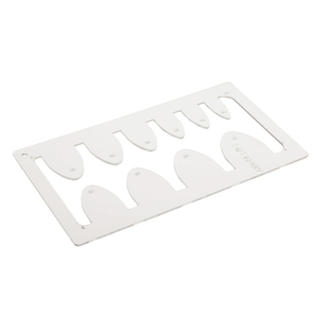 Pntil de pntil de co de correa de correa de correa de reloj de acrílico para profesionales o principiantes LeatherCraft Borrar 4 BLESIY Plantilla de acrílico transparente