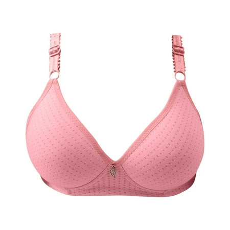 

YDKZYMD Womens Push Up Bras No Steel Ring Stretch Bras Plunge High Support Bra Multicolor 1 Pack 36-44