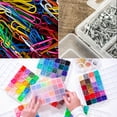 thumbnail image 6 of 1 Pcs 4.7x3.4x1 Nail Charm Organizer 6 Grids Craft Box Transparent, 6 of 6