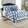 Better Homes & Gardens King Diamond Ikat Comforter Set, 5 Piece