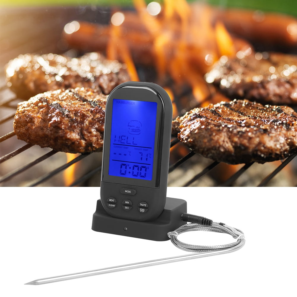 Kitchen Tool Meat Thermometer, Remote Monitor Cooking Thermometer