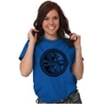 thumbnail image 3 of Dragon Yin Yang Style Symbol Balance Plus Size Crewneck Graphic Tee Shirt Brisco Brands 2X, 3 of 5