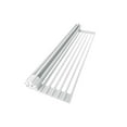 thumbnail image 2 of Stylish 20 ½" White Over the Sink Roll-up Drying Rack A-900WH, 2 of 11