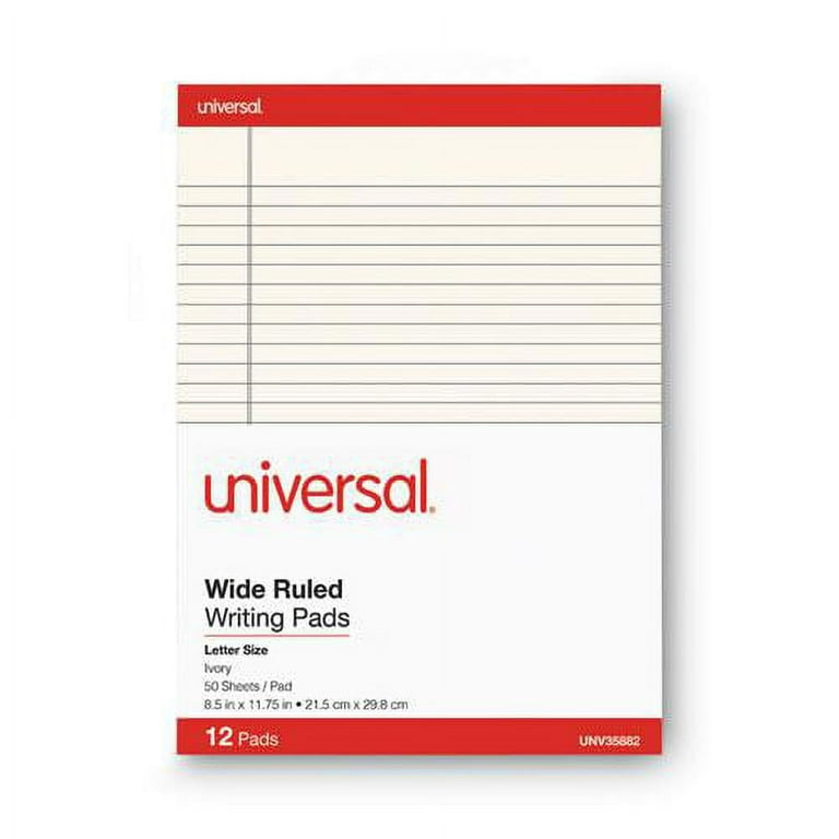 Basics, Quad-Ruled Paper Pad, Pack of 2, 8.5 Inch X 11.75 Inch, New