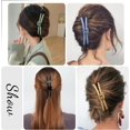 thumbnail image 2 of HSHDLDF Hold Everything Hair Claw Clips Perfect for Thick and Thin Hair Straight, Wavy and Curly Strong Clip,Non-Slip 7 Colors Double Row Teeth Hair Claw Clips With 52 teeth., 2 of 7