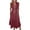 Dresses-59Wine, variant on Womens Dresses Sleeveless V-Neck Leather Dress Zip Up Smocked Waist Maxi Dress Faux Leather Party Night Out Clubwear Long Gown