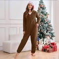 thumbnail image 6 of KinKnit Family Pajamas Matching Sets Winter Fleece Fuzzy Xmas Pjs Cute Holiday Flannel Sleepwear Christmas Onesie, 6 of 6