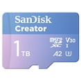 thumbnail image 1 of Tarjeta de memoria SanDisk Creator microSD 1TB UHS-I con adaptador, 1 of 7