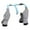 Grey, variant on ibiyuan Dog Suspender Boots, Waterproof Dog Rain Boots, Puppy Snow Shoes for Winter, Anti Dirt Pants with Shoes, Adjustable Suspender Pants for Outdoor Walking Paw Protectors,M