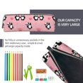 thumbnail image 5 of Yiaed Valentine'S Day Panda Print Leather Pencil Case - Leather Pen Pencil Holder - Elegant & Practical Pencil Pouch for Work & Office, 5 of 7
