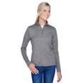 thumbnail image 1 of UltraClub Ladies 2 Pack Bundle Cool & Dry Heathered Performance Quarter-Zip Pullover Sweatshirt | Multipack (Available Sizes S-3XL), 1 of 3