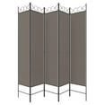 thumbnail image 2 of vidaXL 5-Panel Room Divider Anthracite 200x220 cm Fabric, 2 of 5