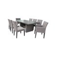 thumbnail image 1 of Florence Table à Manger Rectangulaire pour Patio Extérieur 6 Chaises Sans Accoudoirs, 1 of 2