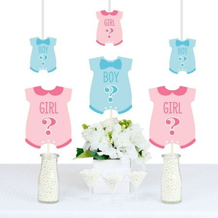 Gender Reveal Baby  Bodysuit Baby  Shower Decorations  DIY 