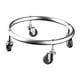 thumbnail image 3 of Soporte de tanque de gas Base de cilindro de gas móvil Soporte de planta Tanque de gas Almacenamiento fijo para exteriores Plata Sin Freno 30cm, 3 of 9