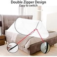 thumbnail image 6 of Topboutique Pop Up Mosquitoes Nets Portable Mosquito Tent Foldable Camping Fly Net Adjustable Sleeping Bag Fly Net Fly Net Tent for Bed Camping Travel Patio Black, 6 of 8