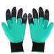 thumbnail image 1 of Guantes de Jardinería con Garras en los Dedos, Látex Impermeable y Antipinchazos, Talla Única, Verde, 1 of 7