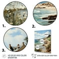 thumbnail image 3 of Designart "Eugene s Reverie Normandy Coast IV" Nautical & Beach Floater Framed Canvas Art Print, 3 of 7