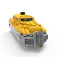 thumbnail image 1 of Bloques de construcción MOC para niños, juguete de ladrillos para armar coche Taxied de la patrulla urbana amarilla, coches técnicos de campeón de velocidad, ideal para montar, 1 of 4