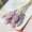 Light Purple, variant on Luckyn 6 Pcs Artificial Vanilla Mini Foam Berry Spike Artificial Flowers Bouquet