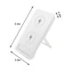 thumbnail image 3 of Cargador inalámbrico de doble bobina de 10 W con carga rápida inalámbrica, soporte vertical plegable para teléfono móvil de escritorio, cargador inalámbrico, carga inalámbrica, 3 of 7