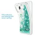 thumbnail image 2 of Samsung Galaxy A10E Case, KAESAR Quicksand Glitter Sparkly Bling Liquid Shiny Clear Soft TPU Bumper Protective Cover for Samsung Galaxy A10E (Teal), 2 of 4