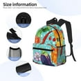 thumbnail image 5 of Lsque Vegetable Classic Casual Backpack - Large Capacity Water-Resistant Backpack for School, Work, Travel, and Outdoor Activities, 5 of 8