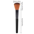 thumbnail image 3 of Black Makeup Brush Loose Powder Brush Functional High Gloss Foundation Makeup Shaping Fiber Brush Makeup Beginner Brush Foundation Brushes Brush Baggy Roller, 3 of 3