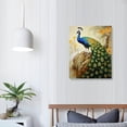 thumbnail image 3 of Nawypu  Wall Art Canvas Decorative Painting, Noble Peacock Canvas Print Wall Great for Weddings,Modern Home Gift Decorative Painting Study Rooms Bedroom Kitchen Bathroom, 3 of 4