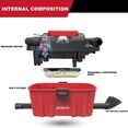 thumbnail image 3 of Aspiradora de secado húmedo Cordless Shop JIENUO, 2.5 galones, 20 V, 4.0 Ah, 3 of 7