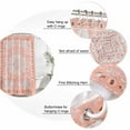 thumbnail image 6 of Pink Boho Waterproof Fabric Shower Curtain,Vintage Abstract Tribal Decorative Oriental Waterproof Fabric Shower Curtain for Bathroom Curtains Bathtubs Shower Curtains with 12 Hooks Stall 48x72in, 6 of 8