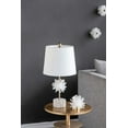 thumbnail image 6 of A&B Home Selenite Stone Flower Taper Candleholder 5.5" x 5.5" x 4.5", 6 of 6