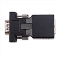 thumbnail image 4 of 20X Rallonge VGA Mâle vers LAN CAT5 CAT6 RJ45 Câble Réseau Adaptateur, 20 x VGA Mâle vers RJ45 Câble Réseau Adaptateur, Noir, 4 of 8