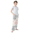 thumbnail image 3 of FORMRS Boys Pajama Pants with Pockets Size 11-12Y Kids Lounge Sleep Bottoms, Cute Elephant, 3 of 8