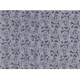 thumbnail image 2 of Zelouf Flower Embroidered Sequin Mesh[Emb2689]  , Sewing, DIY, Crafts Fabric by the Yard, Silver/silver, 3 Yard, 2 of 2