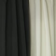 thumbnail image 6 of 3S Brother's Solid Combined Mix and Match 4 Panels Curtains with 2 Color Combination Velvet Look Hanging Back Tap & Rod Pocket Bedroom Office Windows Luxury Home Decoration 28"x95" Cream-Black, 6 of 7