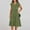 Green, variant on Abtuhar Womens Plus Size Summer Dresses ,Womens Dresses Trendy,Women's Summer Solid Color SleevelessV-Neck Dress