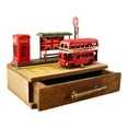 thumbnail image 1 of Siruishop Vanity Storage Box Container Jewelry Organization Wood Desk Organizer Drawer Bus, 1 of 7
