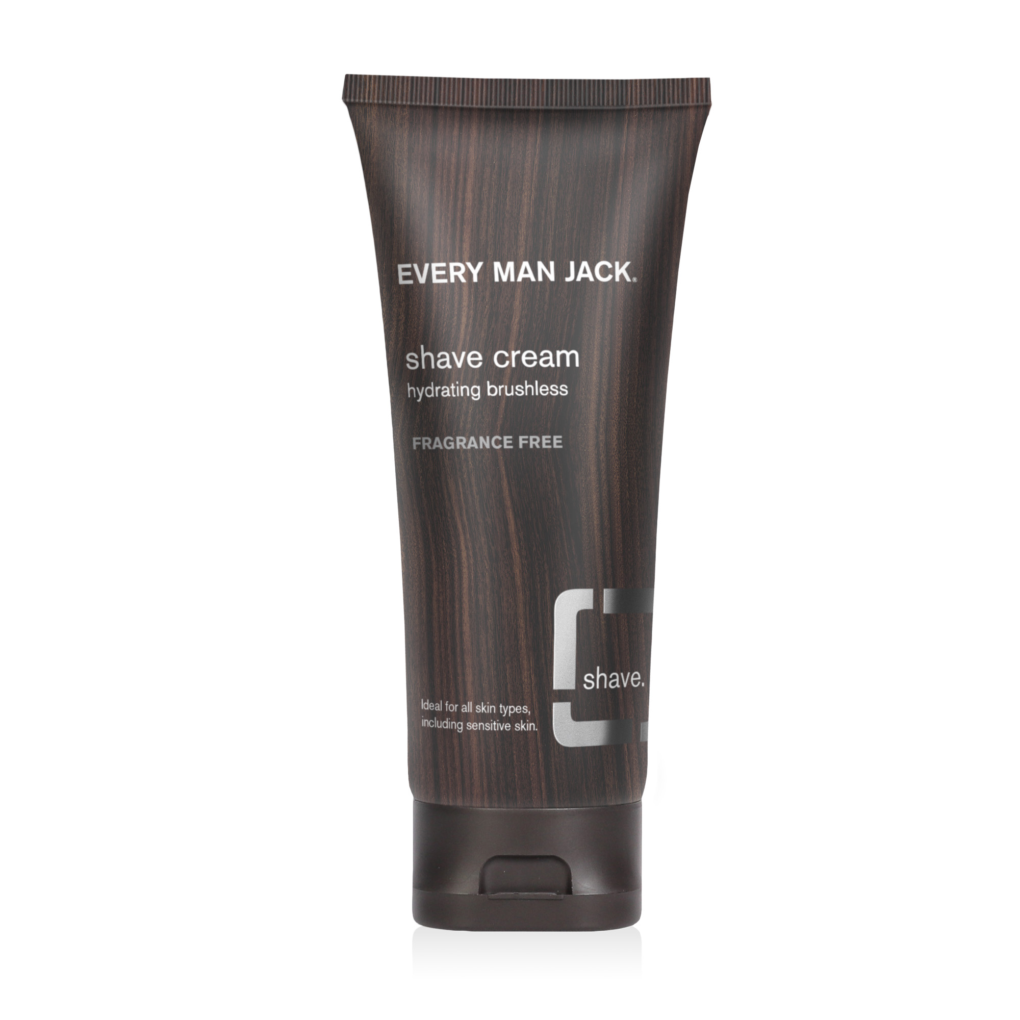 Every Man Jack Shave Cream Sensitive Skin Fragrance Free 6.7 oz