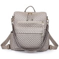 thumbnail image 4 of PRIYAL Fashion Backpack Purse for Women Leather Multipurpose PU Ladies Shoulder Bag Travel bag Satchel Handbags, 4 of 10