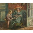thumbnail image 3 of Paule Gobillard 24x20 Black Modern Framed Museum Art Print Titled - Madame Paul Valery and Her Son Claude (1910), 3 of 5