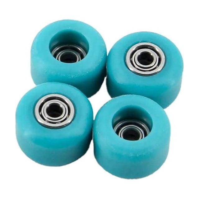 FlatFace G9 Roues de Touche à Double Roulement – Turquoise, Lisse et Réactive, Haute Performance, Ensemble de 4