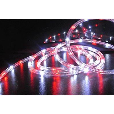 17 7ft Bi Color Red And White Led Flexible Rope Light Kit For Indoor 17 7ft Bi Color Red And White Led Flexible Rope Light Kit For Indoor