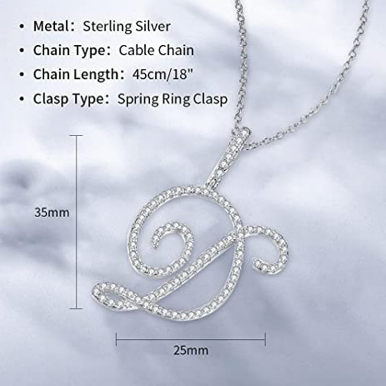 Sterling Silver with Floating Cubic Zirconia Pendant Necklace - A New Day™  Silver