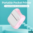 thumbnail image 3 of Label printer,203dpi Bt Picture Journal Receipt Paper Picture Lable Diy Thermal Hine 203dpi Diy Handcraft List Printer Sticker With Notes Journal Receipt Printer Portable Thermal With 6 Roll, 3 of 7