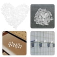 thumbnail image 1 of Raindrops 90PCS Product Display Pegboard Accessories Transparent PVC Prevent Falling for Retailers, 1 of 6