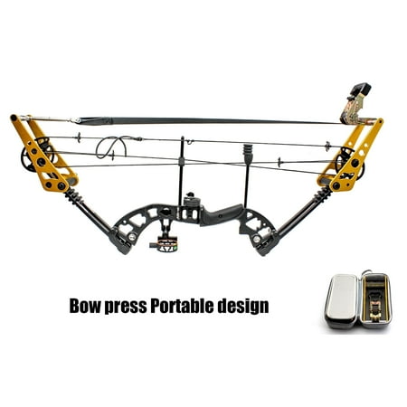 Archery Compound Portable Bow Press Open Tool String Replacement with Tool Case