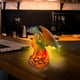 thumbnail image 4 of Lámpara de metal, mesa decorativa, serie animales, diseño moderno, iluminación cálida, metal resistente, base de madera, 2 niveles, ideal para salas de estar, 1000 búsquedas, 2000 búsquedas,, 4 of 7